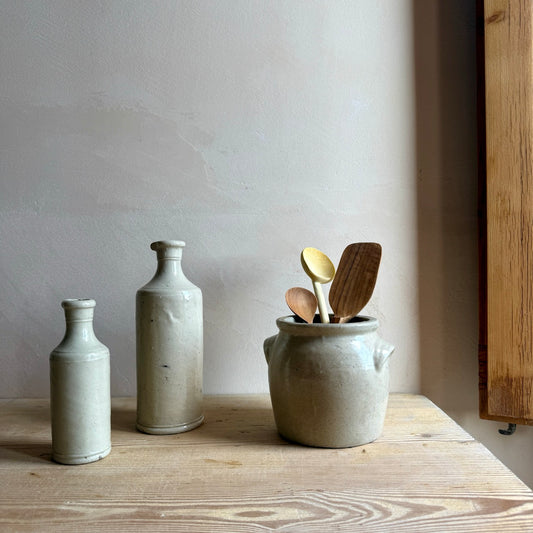 SET DE 2 JARRONES DE GRES