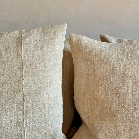 FUNDA DE COJÍN LINO ANTIGUO Nº2 50x50