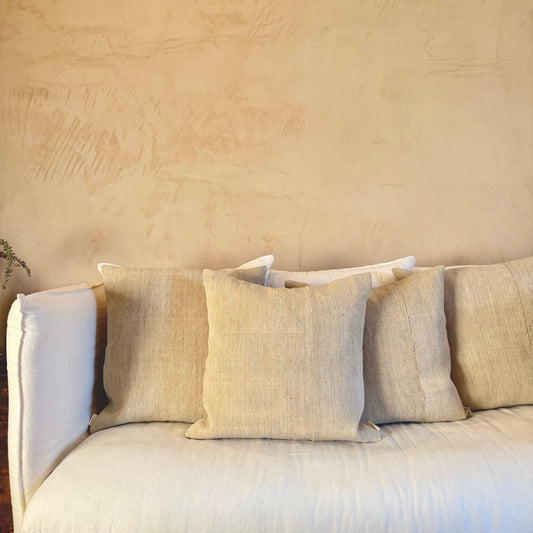 FUNDA DE COJÍN LINO ANTIGUO Nº4 50x50