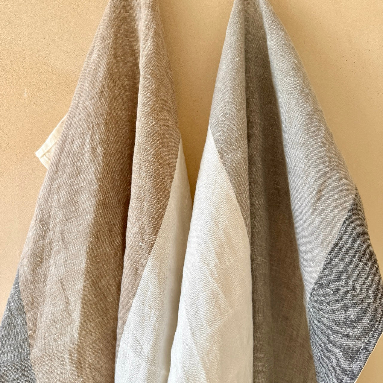 PAÑO DE COCINA DE LINO RAYAS