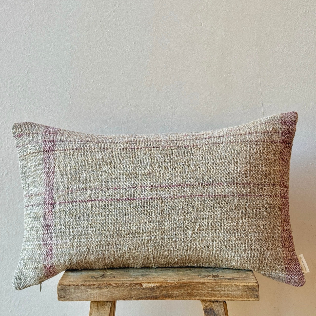 FUNDA DE COJÍN LINO ANTIGUO Nº12 30x50