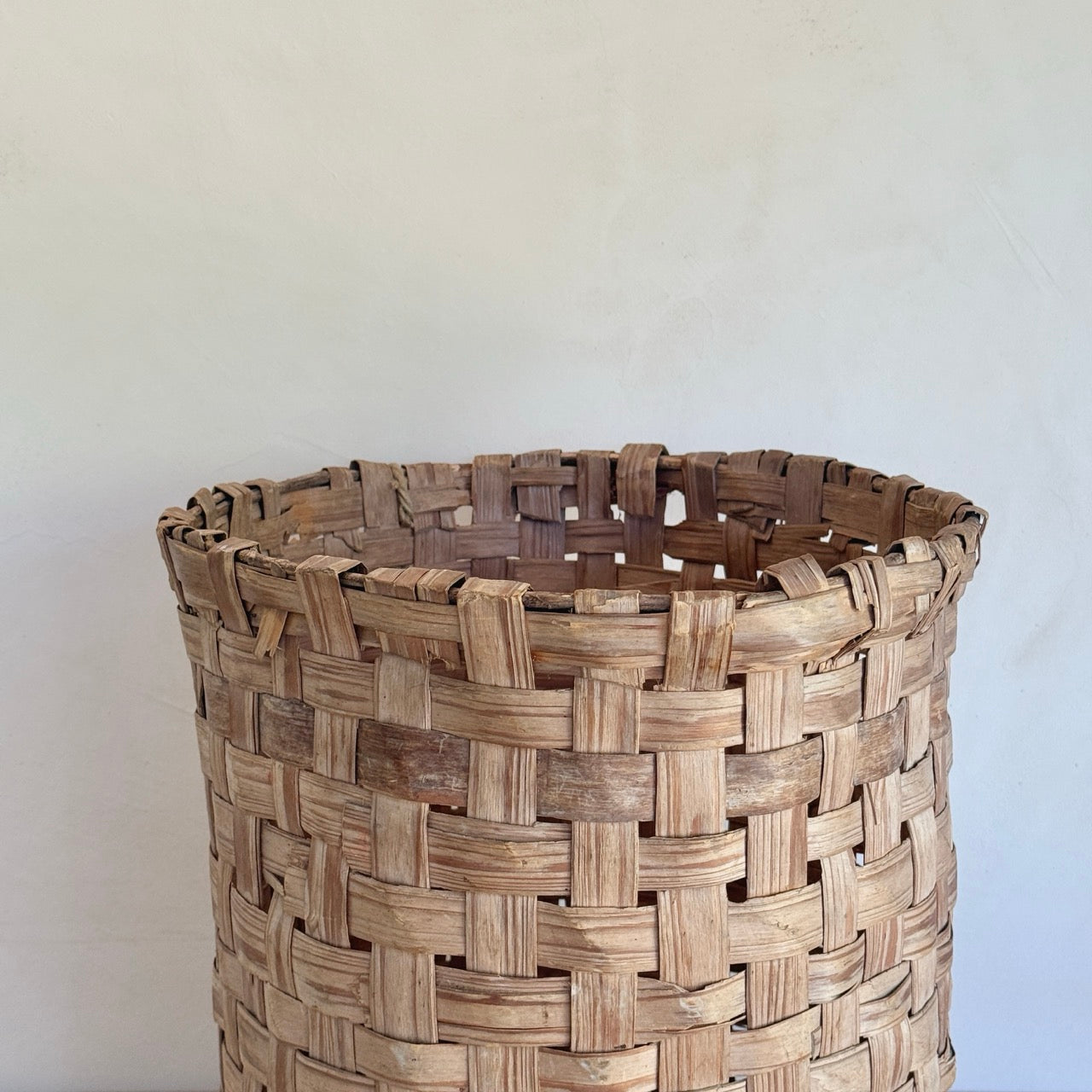 CESTA DE MIMBRE VINTAGE GRANDE