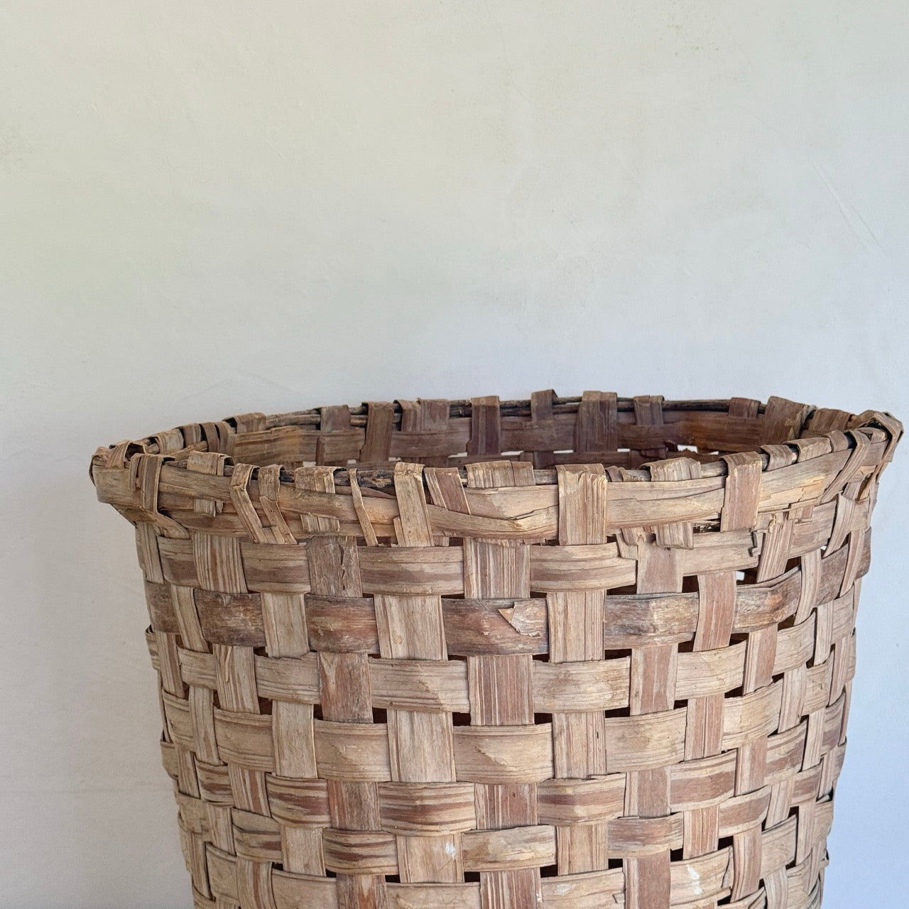 CESTA DE MIMBRE VINTAGE GRANDE