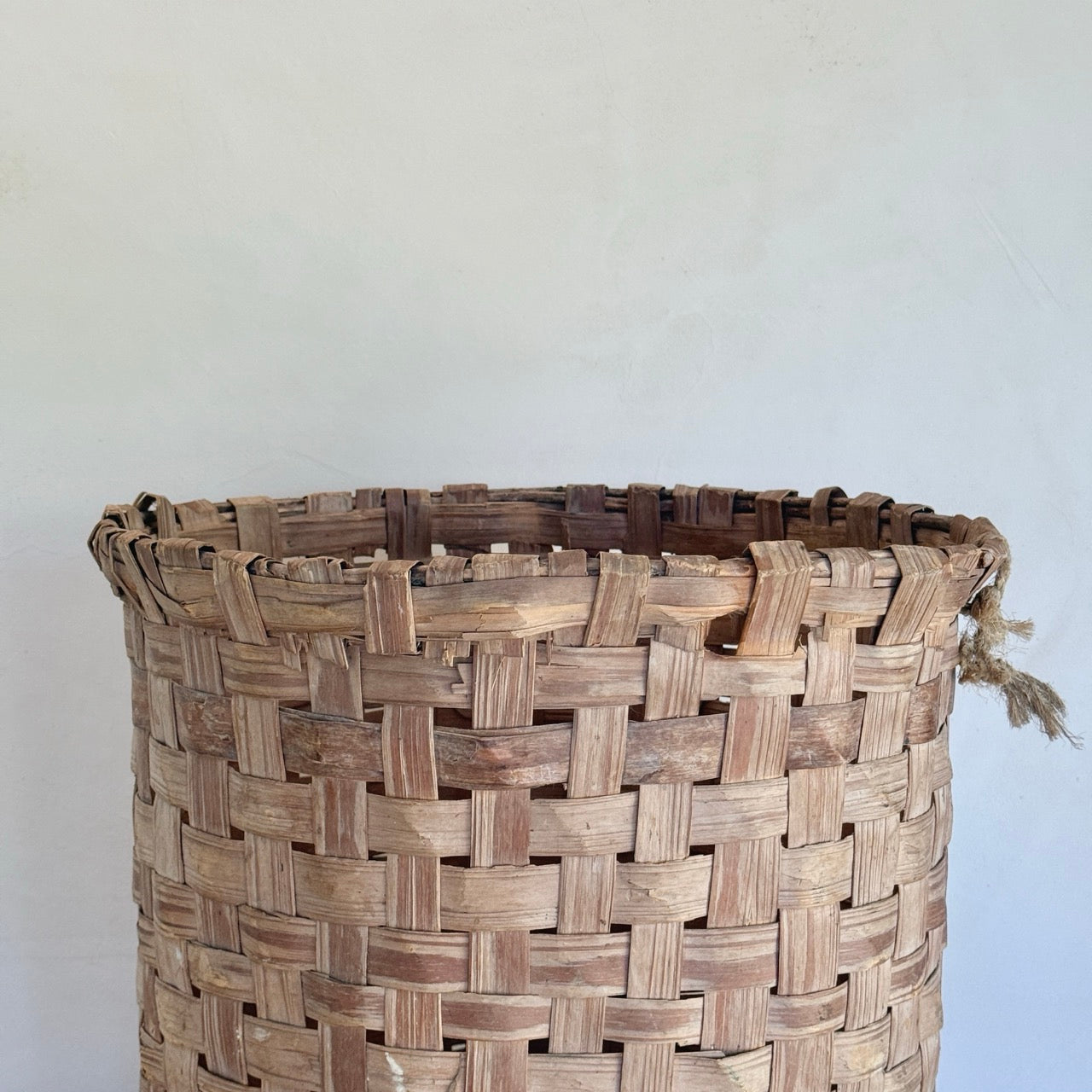 CESTA DE MIMBRE VINTAGE GRANDE