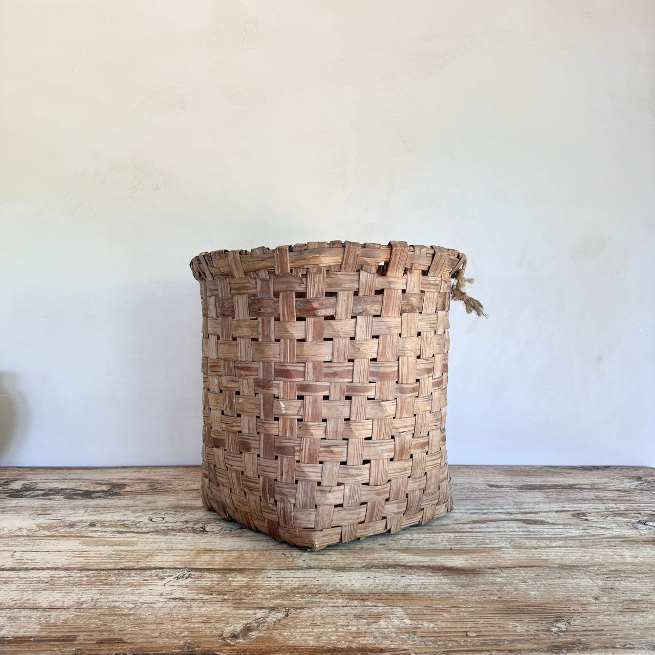 CESTA DE MIMBRE VINTAGE GRANDE