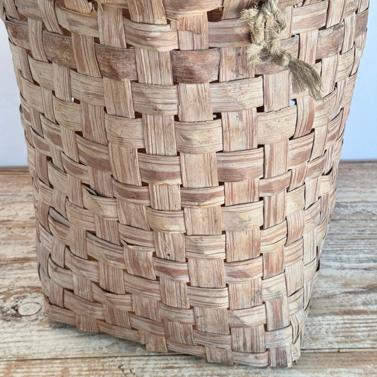 CESTA DE MIMBRE VINTAGE GRANDE