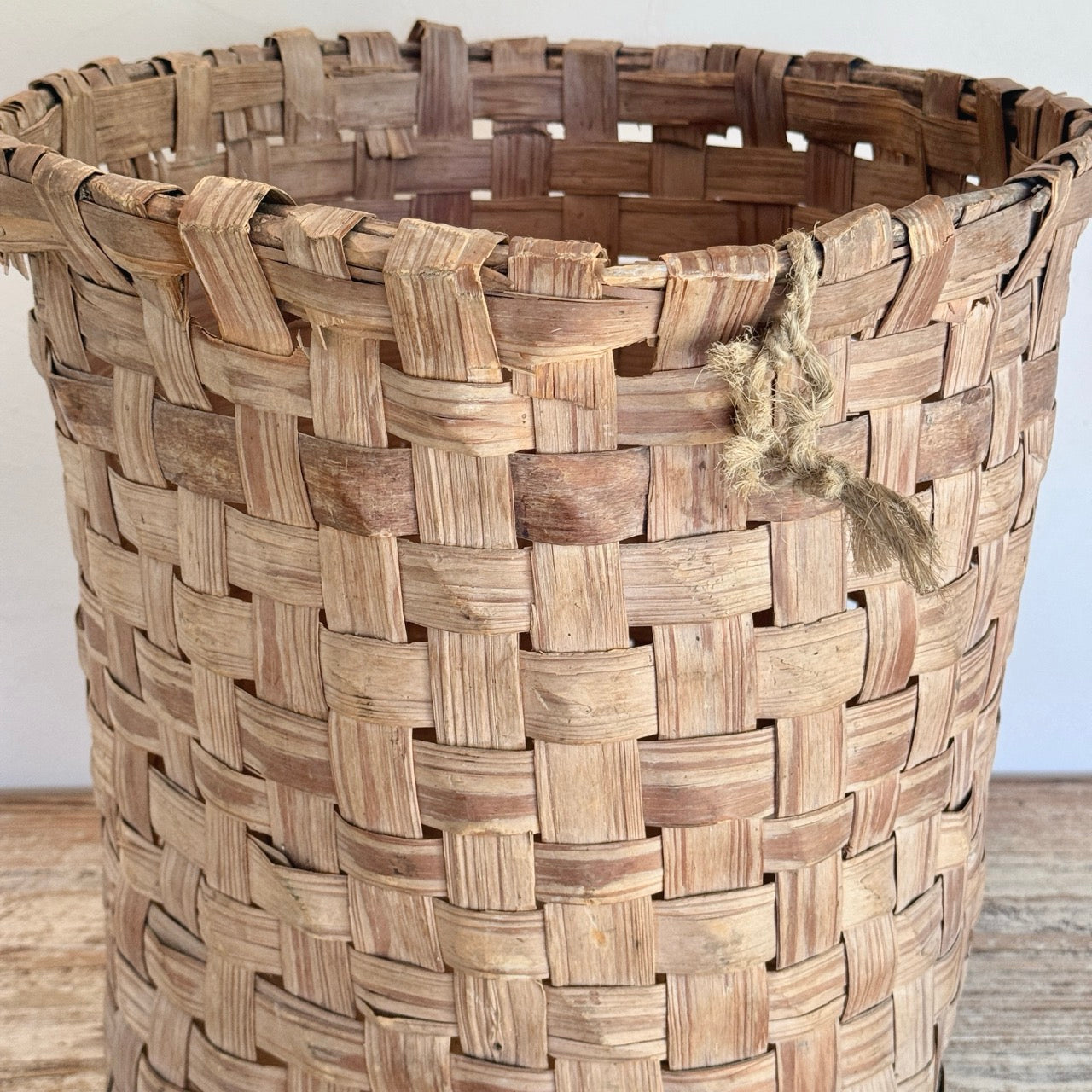 CESTA DE MIMBRE VINTAGE GRANDE