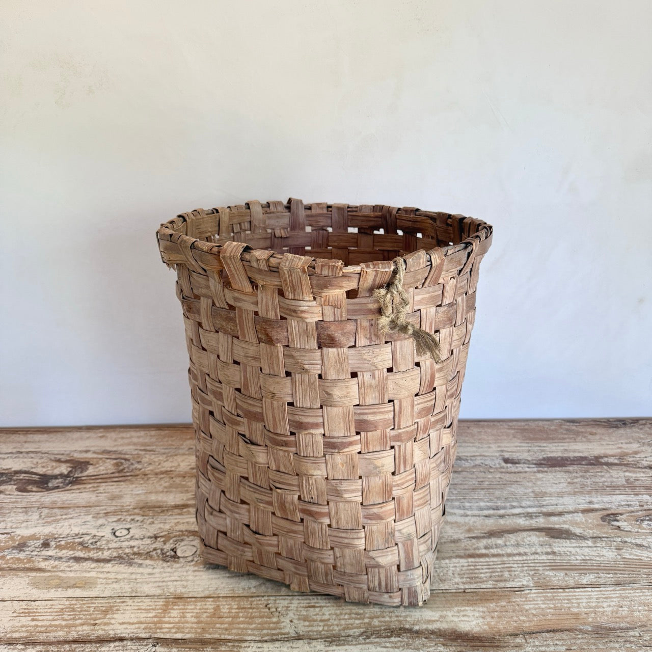 CESTA DE MIMBRE VINTAGE GRANDE