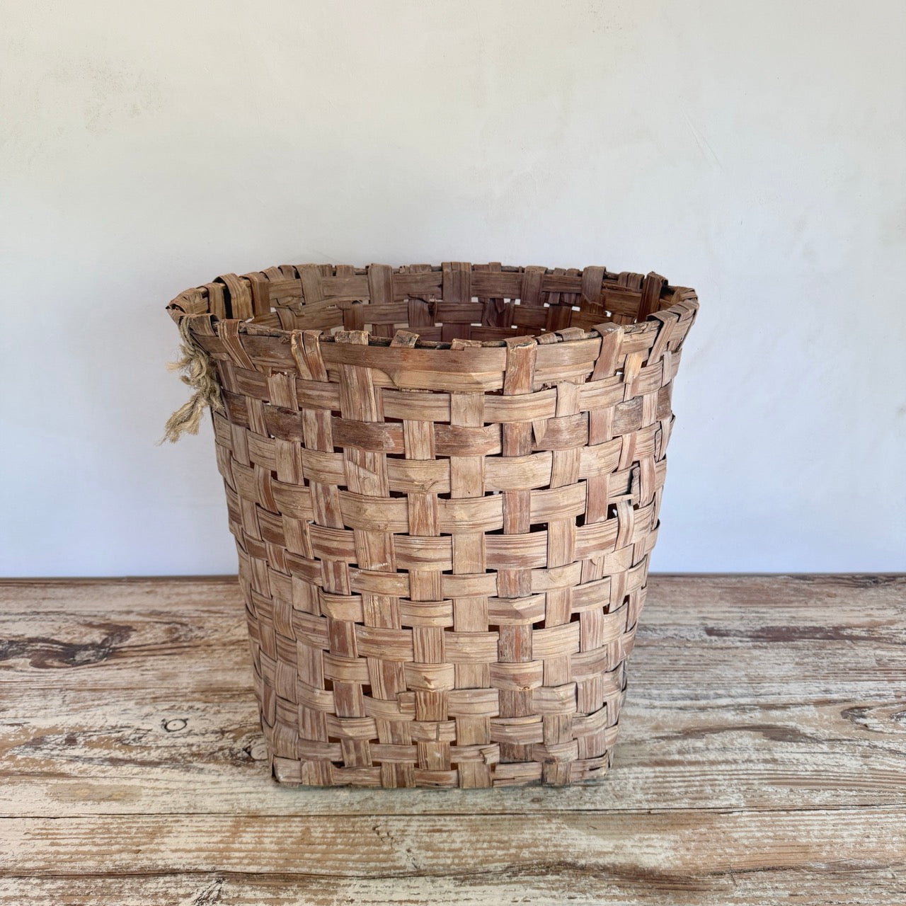 CESTA DE MIMBRE VINTAGE GRANDE