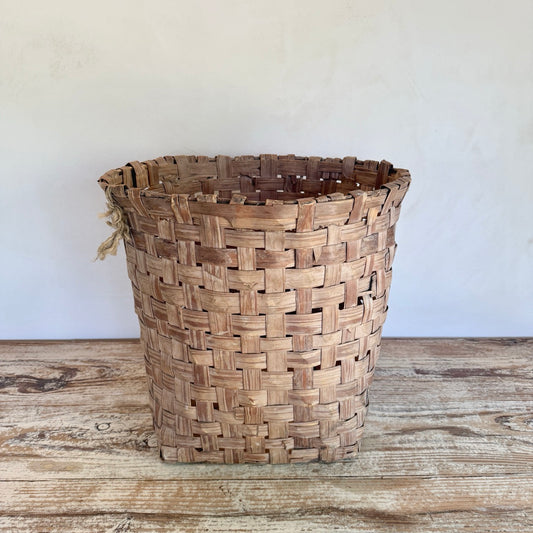CESTA DE MIMBRE VINTAGE GRANDE