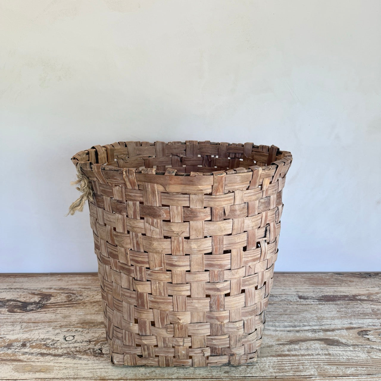 CESTA DE MIMBRE VINTAGE GRANDE