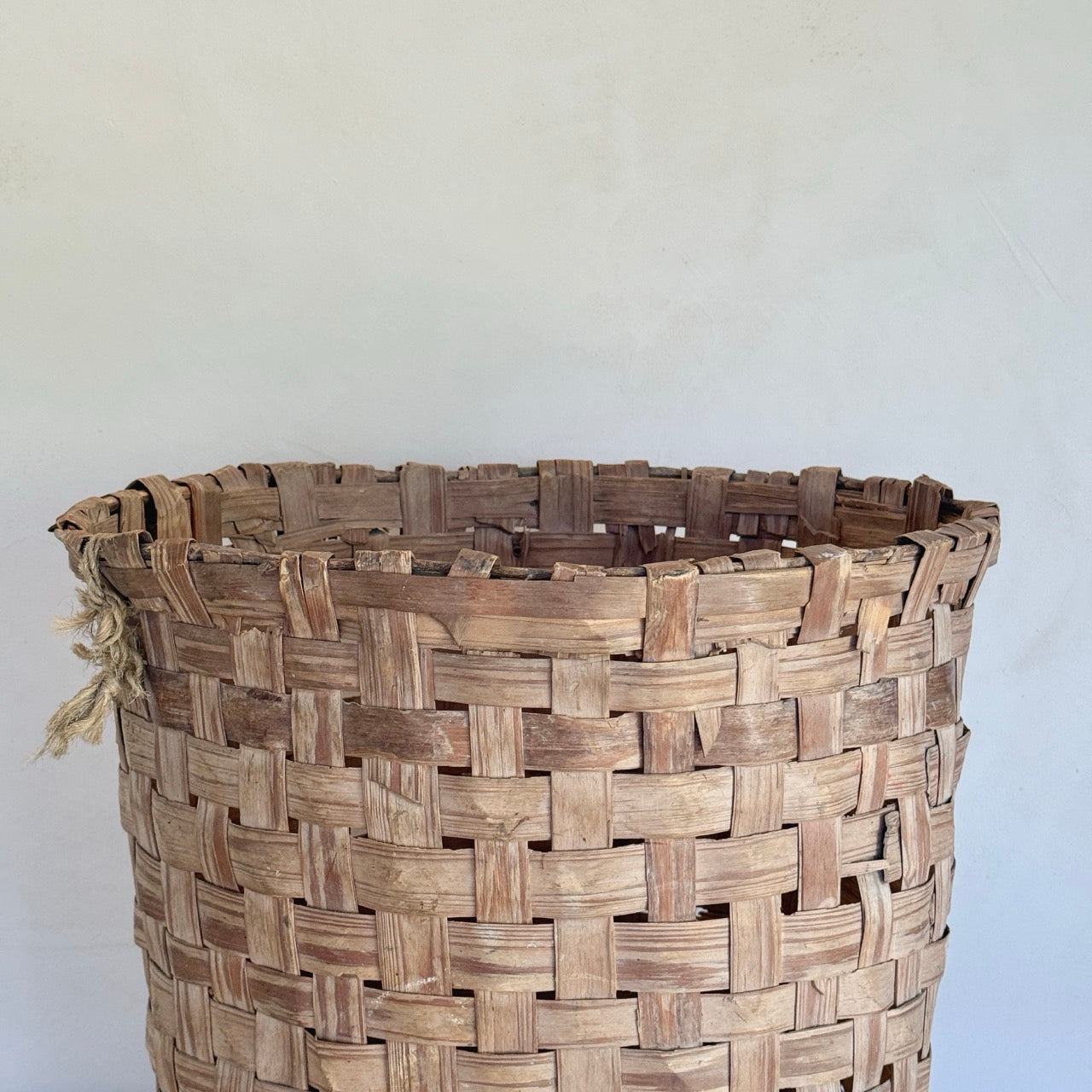 CESTA DE MIMBRE VINTAGE GRANDE