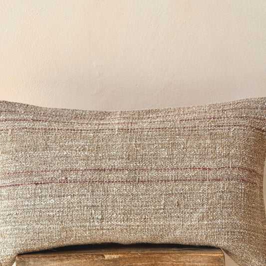 FUNDA DE COJÍN LINO ANTIGUO Nº7 30x50