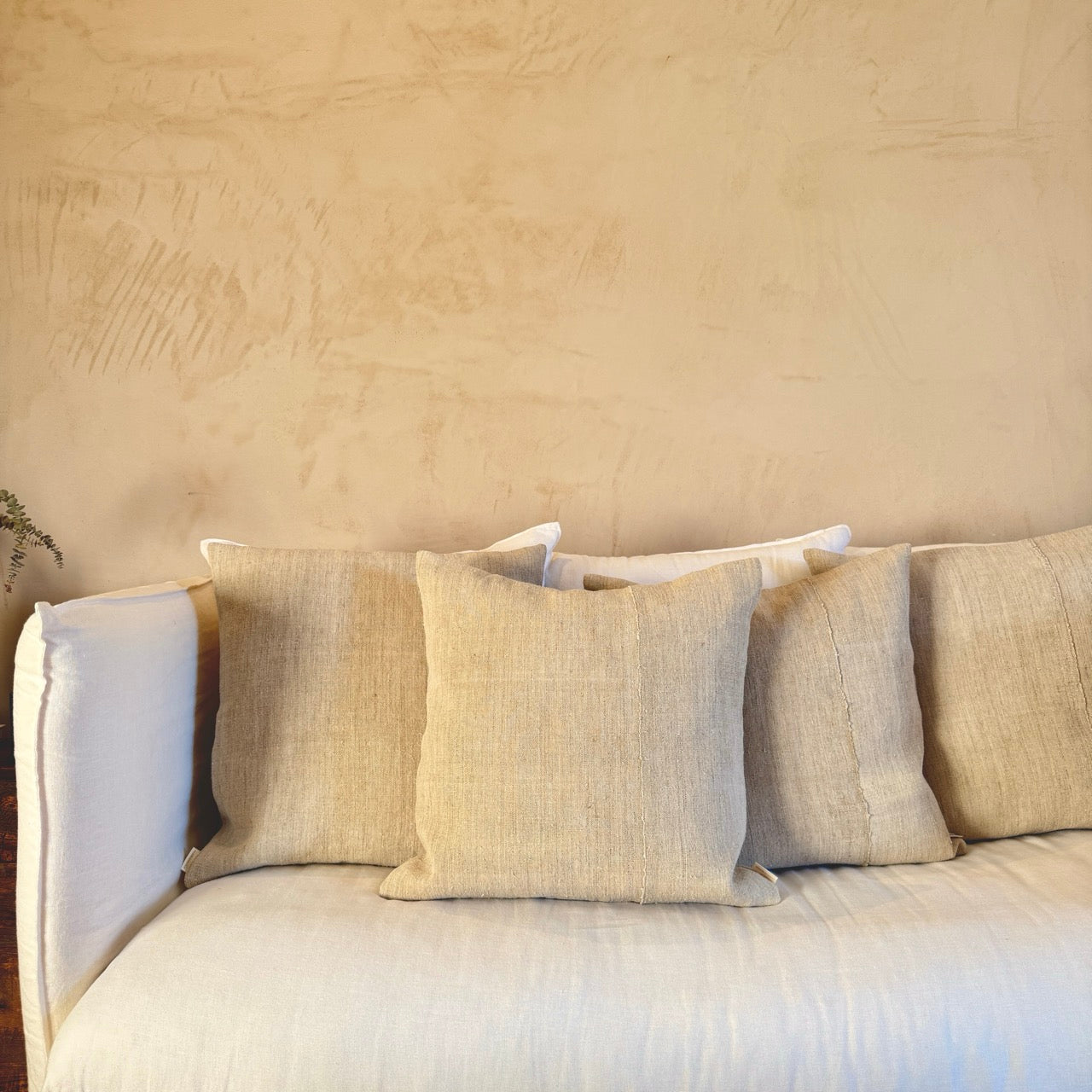 FUNDA DE COJÍN LINO ANTIGUO Nº4 50x50