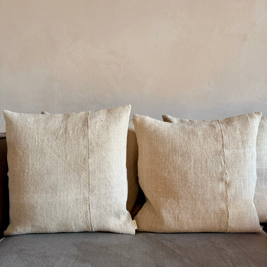 FUNDA DE COJÍN LINO ANTIGUO Nº1 50x50