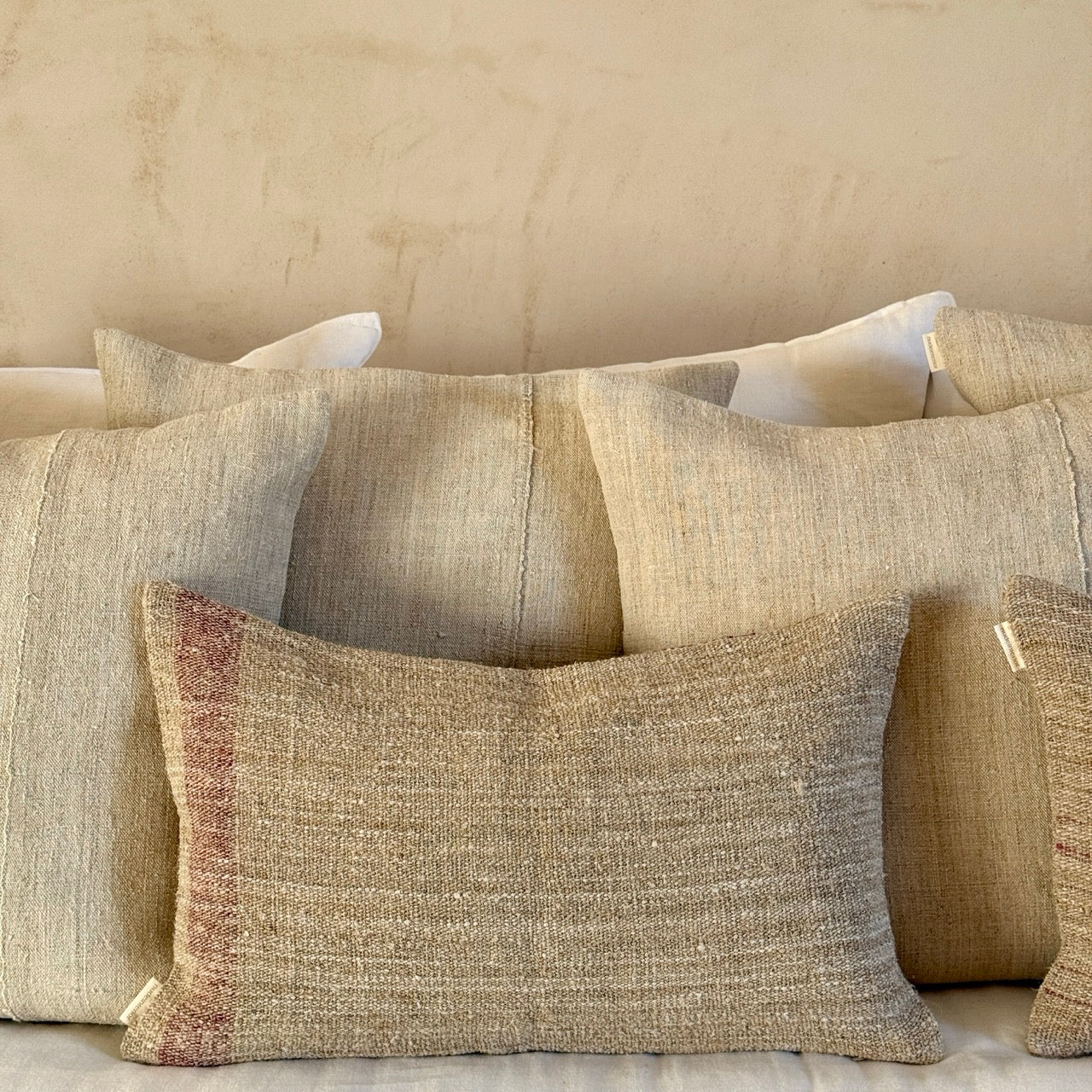 FUNDA DE COJÍN LINO ANTIGUO Nº10 30x50