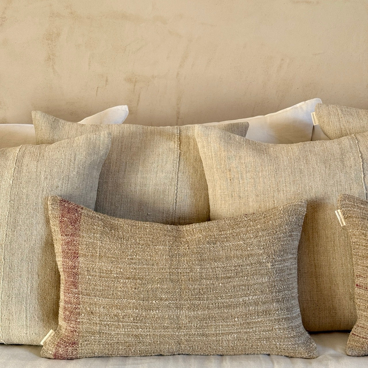 FUNDA DE COJÍN LINO ANTIGUO Nº4 50x50