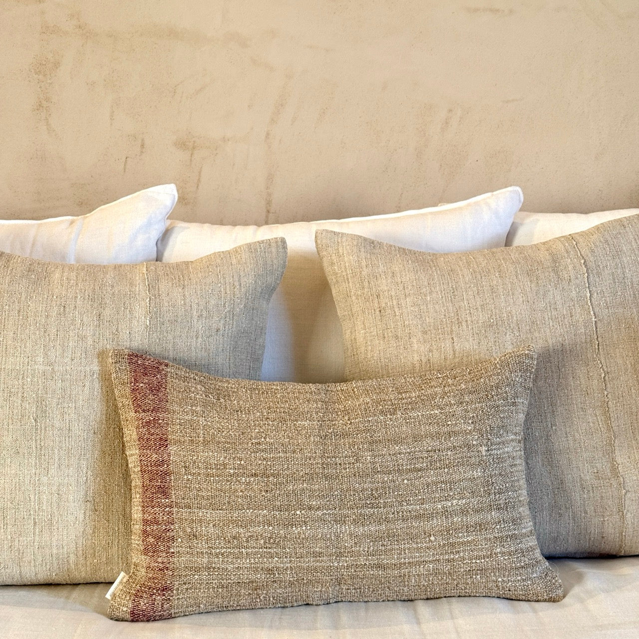 FUNDA DE COJÍN LINO ANTIGUO Nº10 30x50