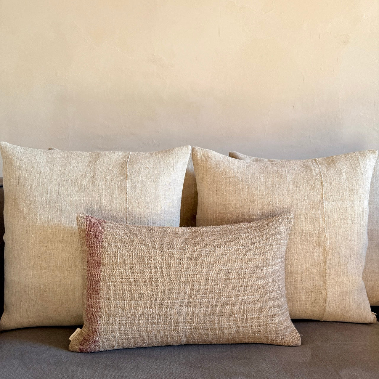 FUNDA DE COJÍN LINO ANTIGUO Nº10 30x50