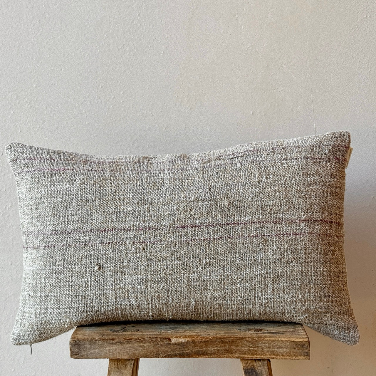 FUNDA DE COJÍN LINO ANTIGUO Nº11 30x50