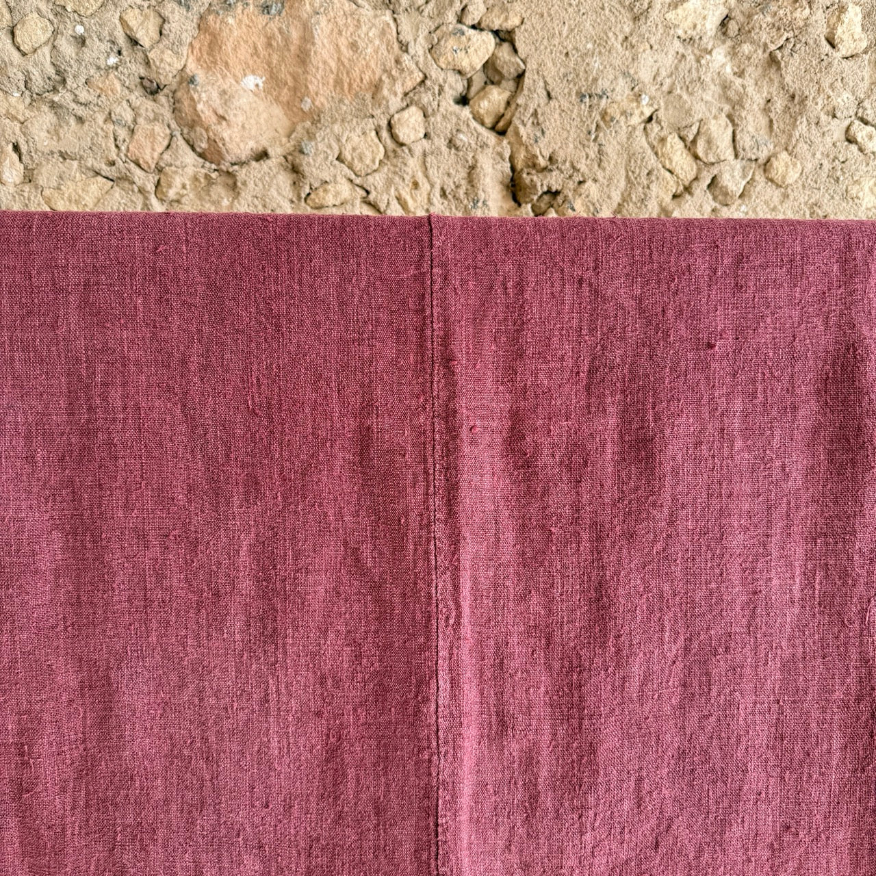 MANTEL / COLCHA DE LINO ANTIGUO