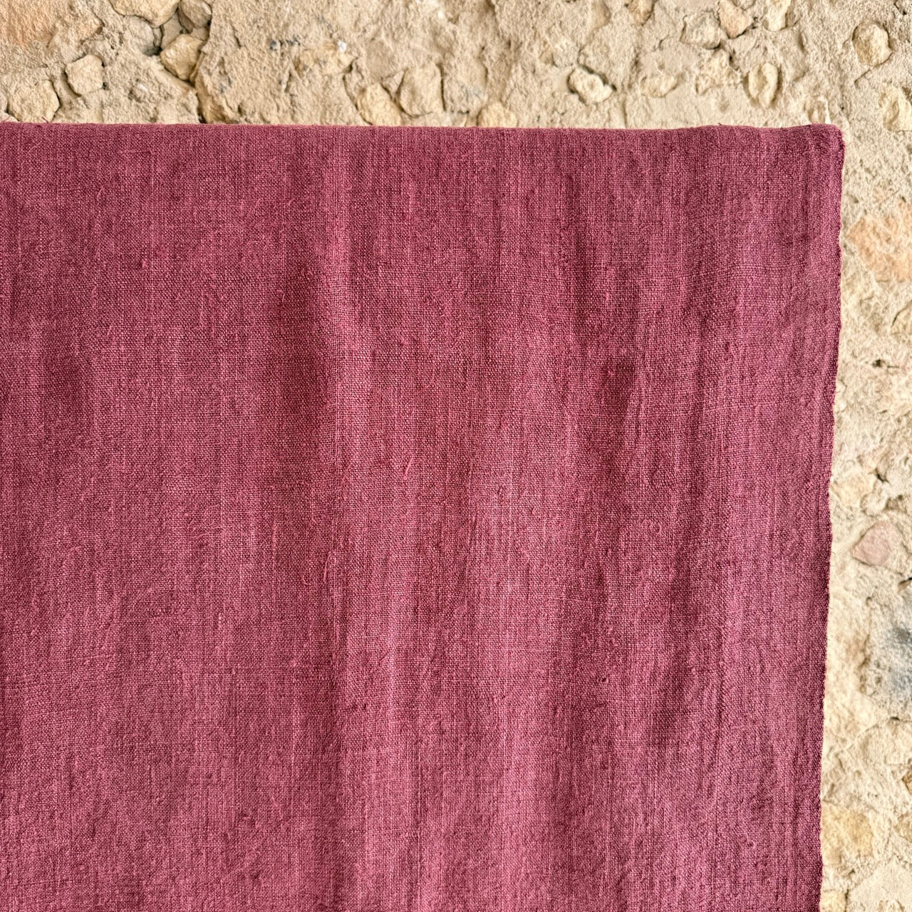 MANTEL / COLCHA DE LINO ANTIGUO