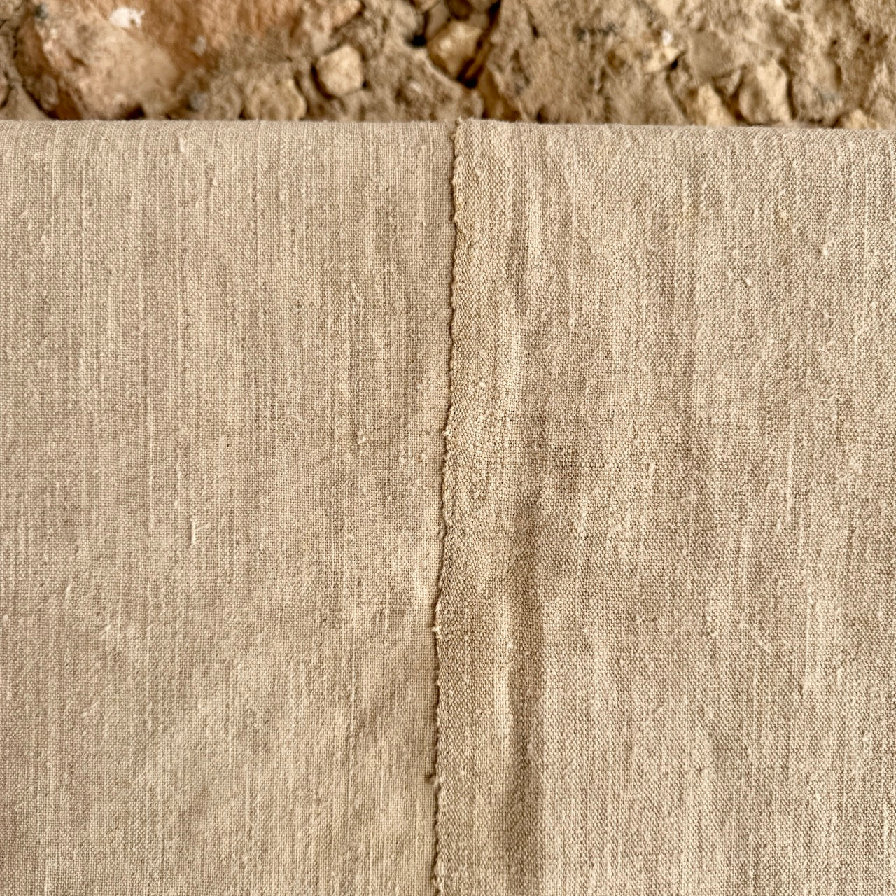 COLCHA / MANTEL DE LINO ANTIGUO