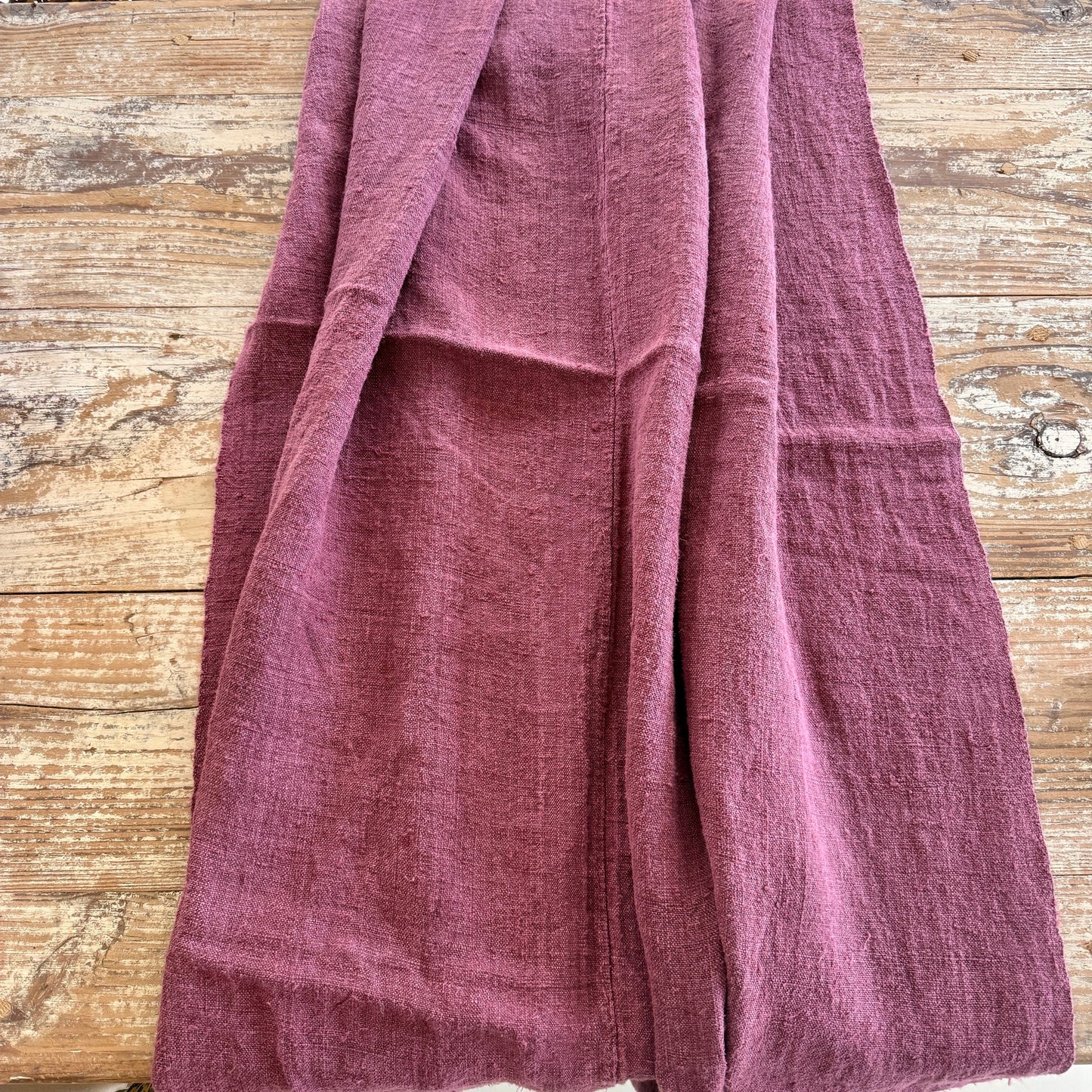 MANTEL / COLCHA DE LINO ANTIGUO