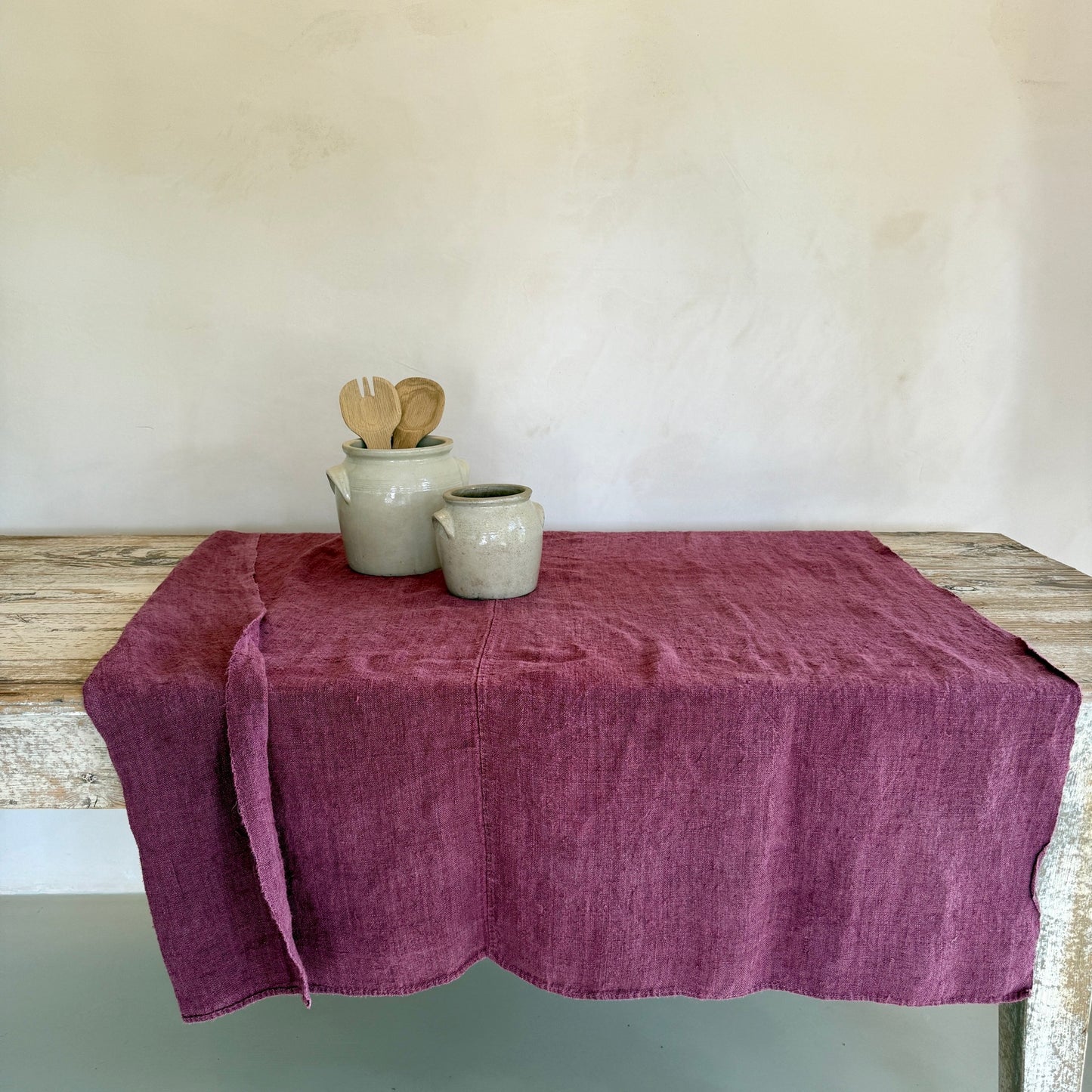 MANTEL / COLCHA DE LINO ANTIGUO