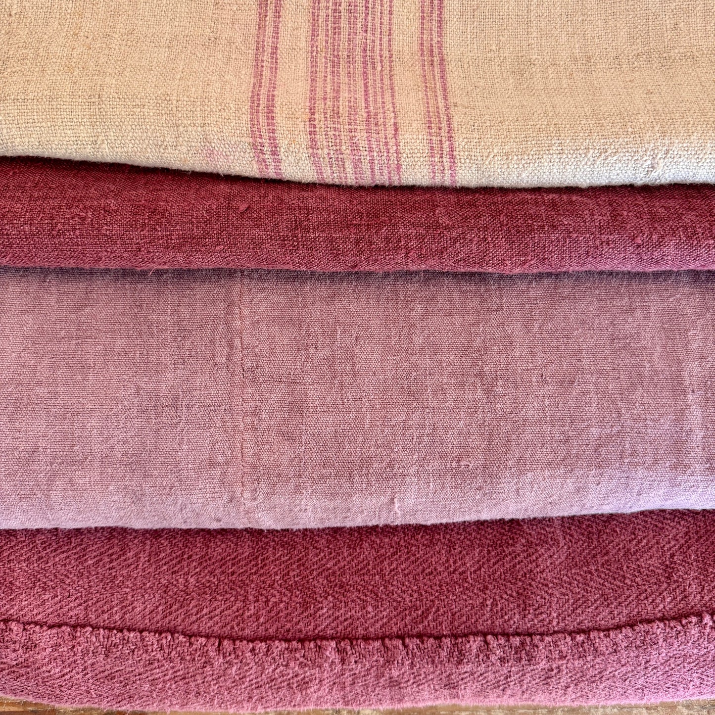 MANTEL / COLCHA DE LINO ANTIGUO