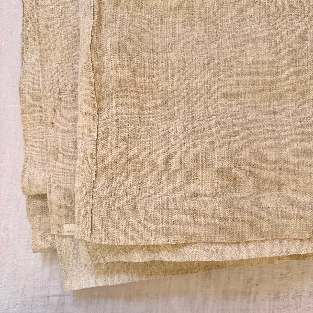 COLCHA / MANTEL DE LINO ANTIGUO