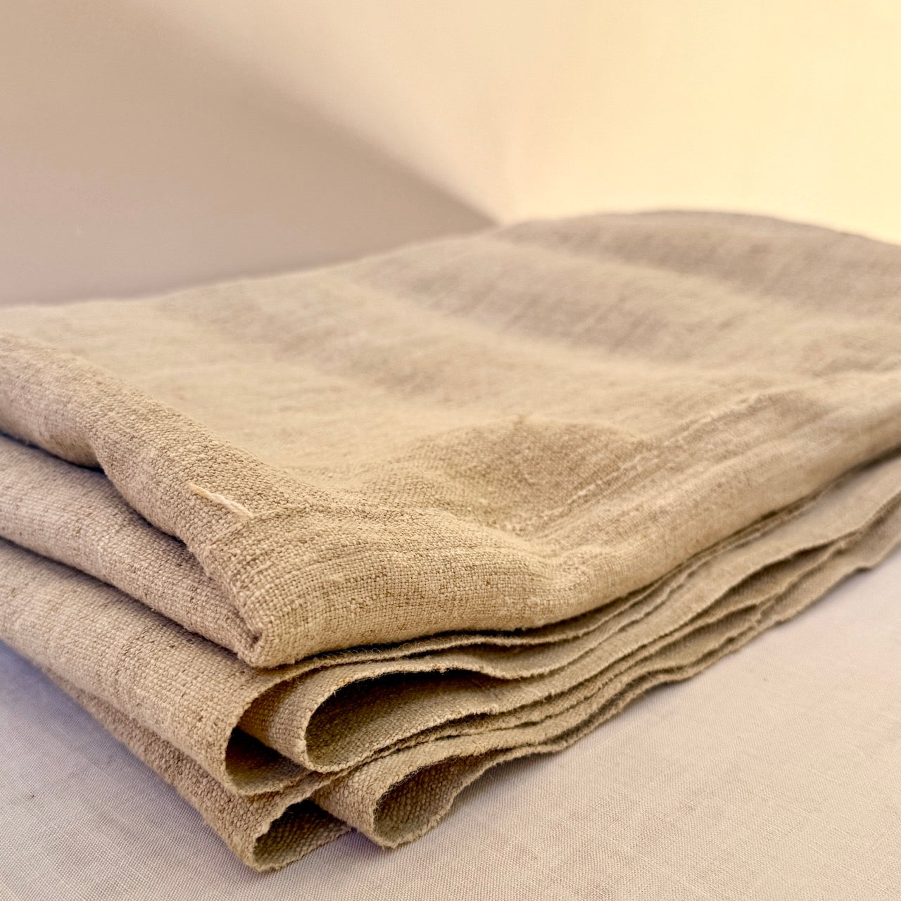 COLCHA / MANTEL DE LINO ANTIGUO