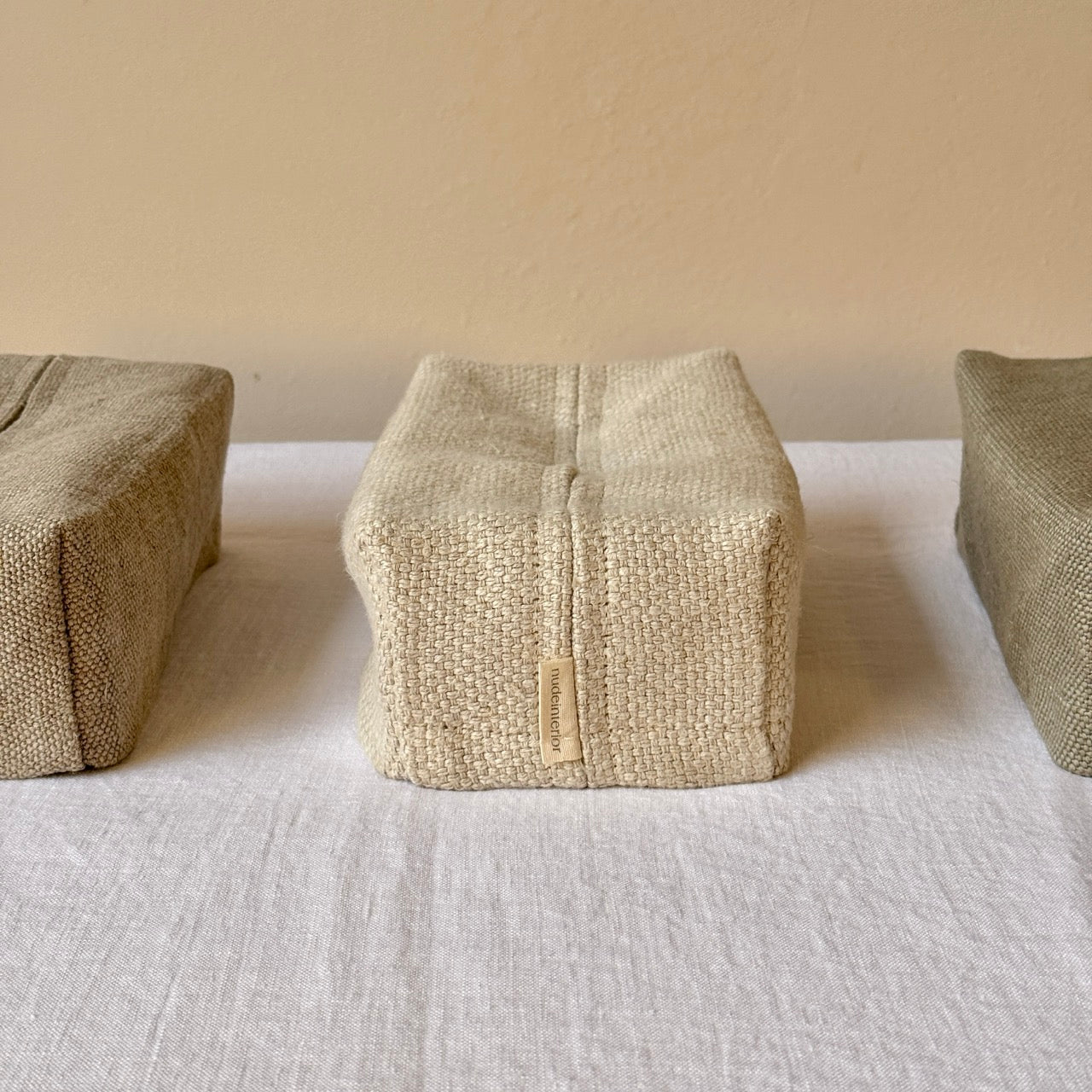 FUNDA CAJA DE PAÑUELOS DE LINO