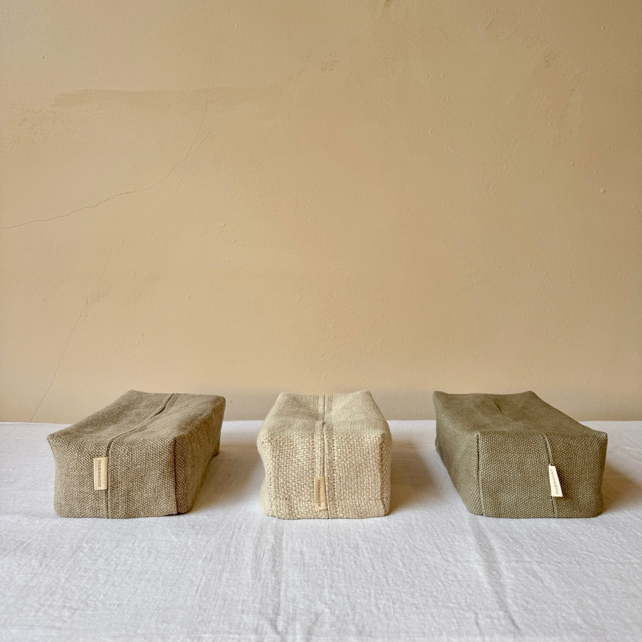 FUNDA CAJA DE PAÑUELOS DE LINO