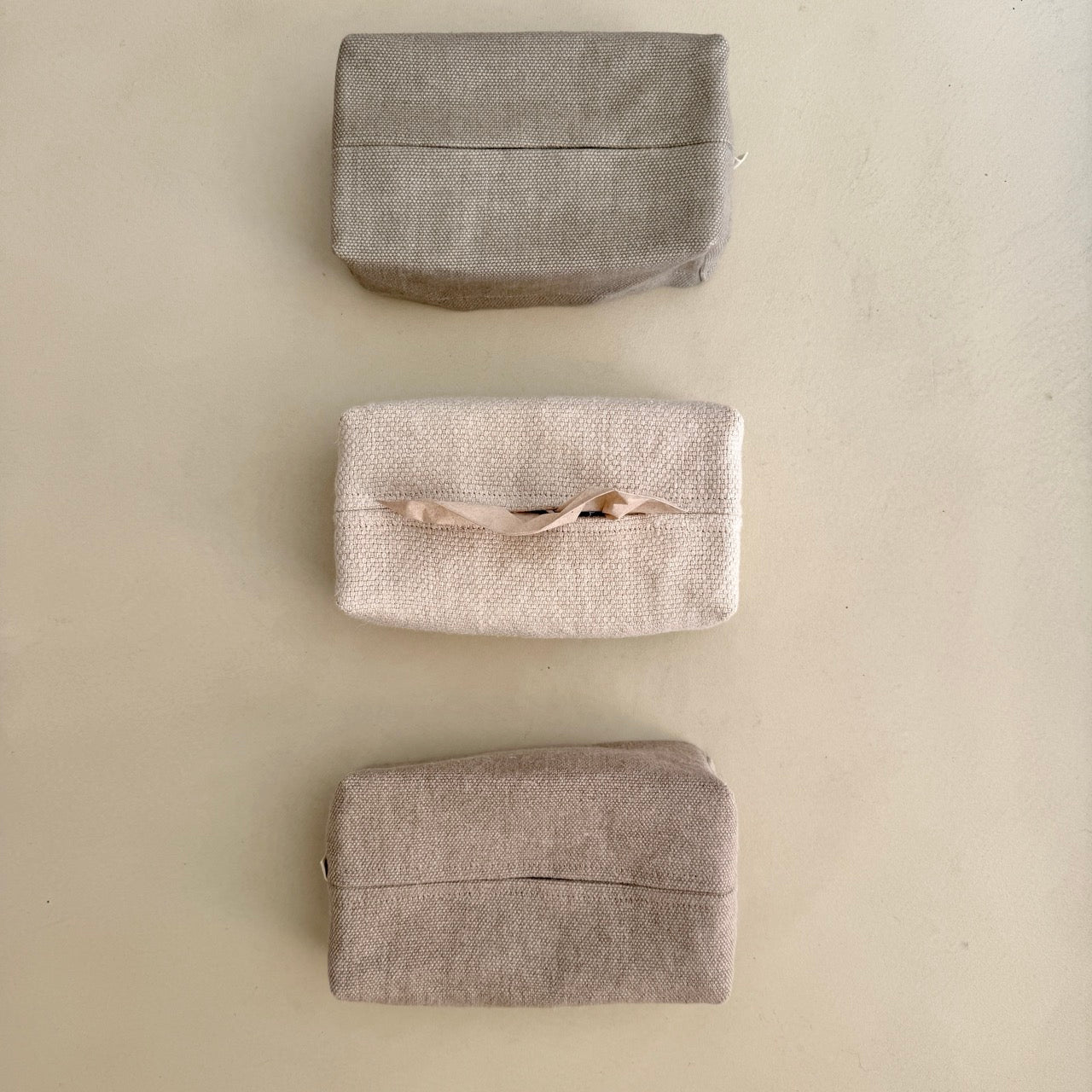 FUNDA CAJA DE PAÑUELOS DE LINO