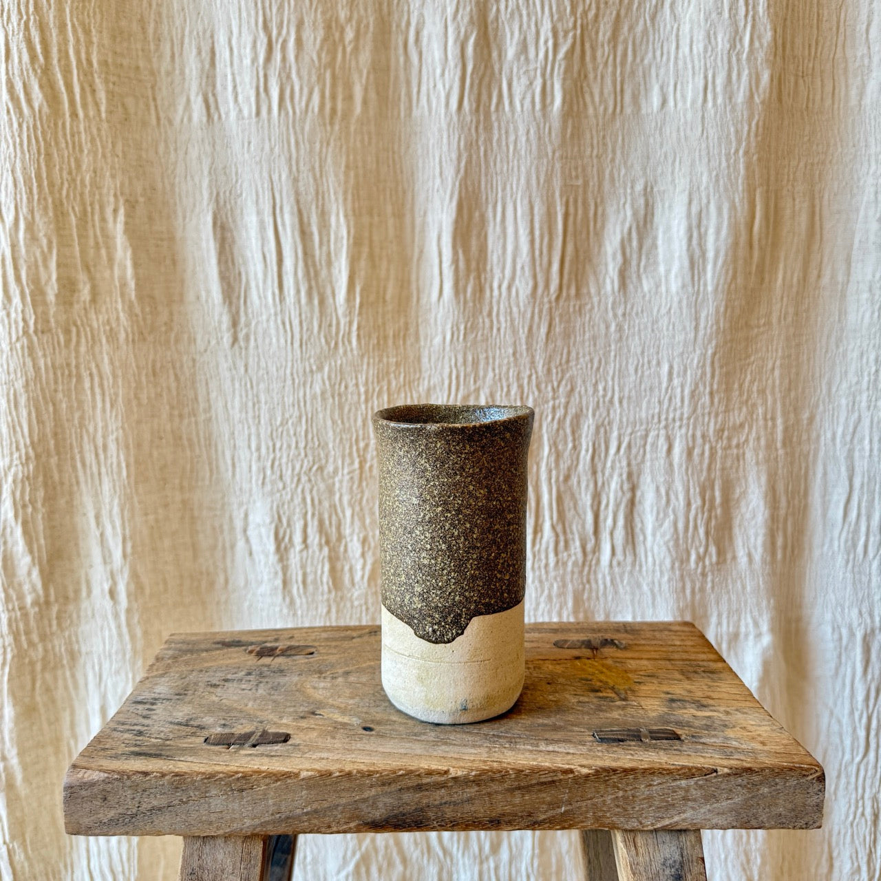 JARRÓN DE CERÁMICA IRREGULAR