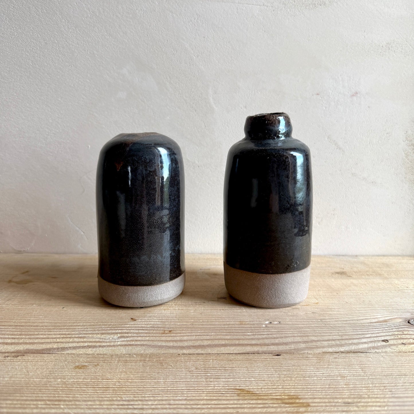 SET DE 2 JARRONES DE CERÁMICA