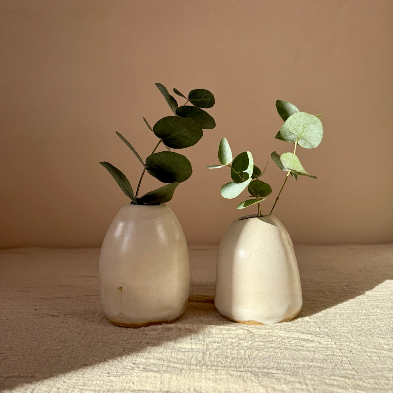 SET DE 2 JARRONES DE CERÁMICA VOLCÁN