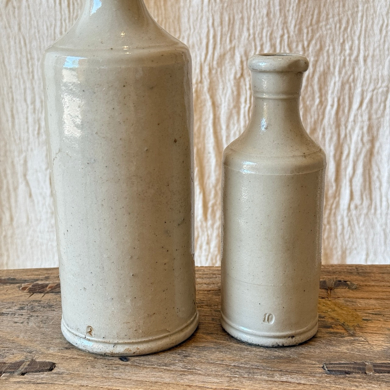 SET DE 2 JARRONES DE GRES