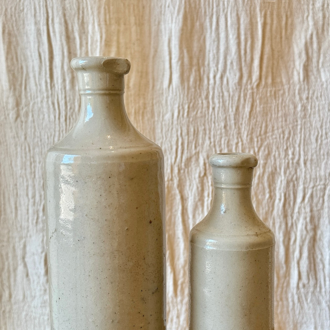 SET DE 2 JARRONES DE GRES