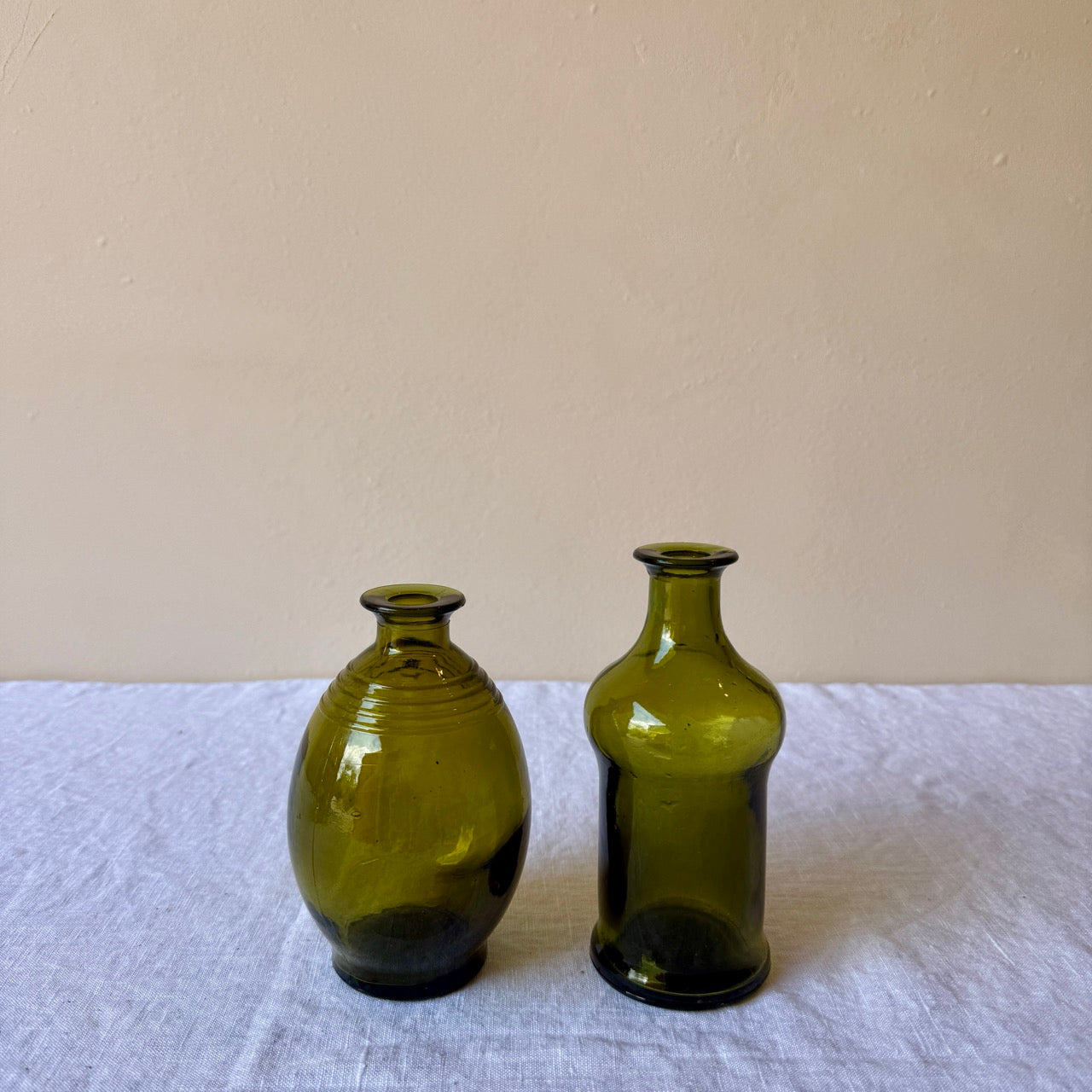 SET DE 2 JARRONES DE CRISTAL