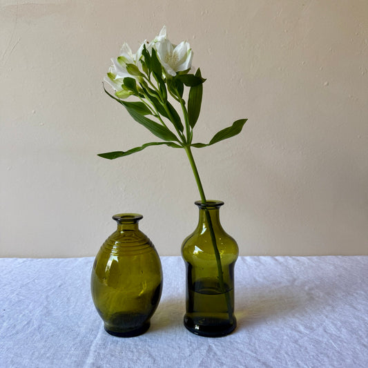 SET DE 2 JARRONES DE CRISTAL