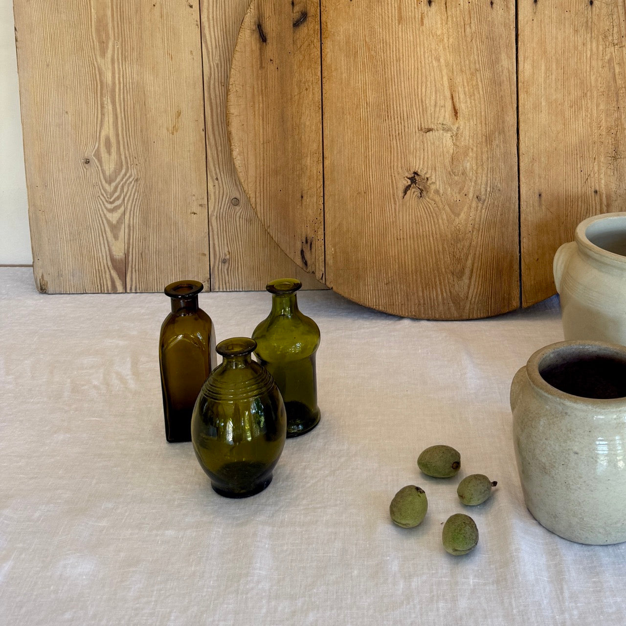 SET DE 2 JARRONES DE CRISTAL