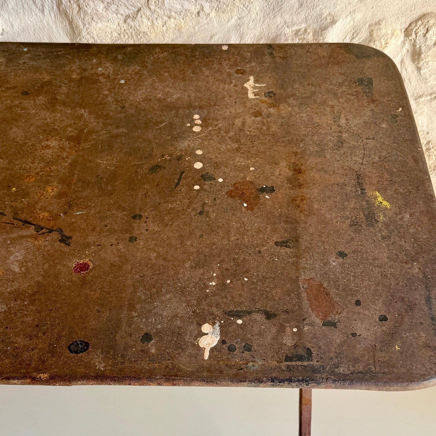 MESA DE HIERRO PLEGABLE FRANCESA