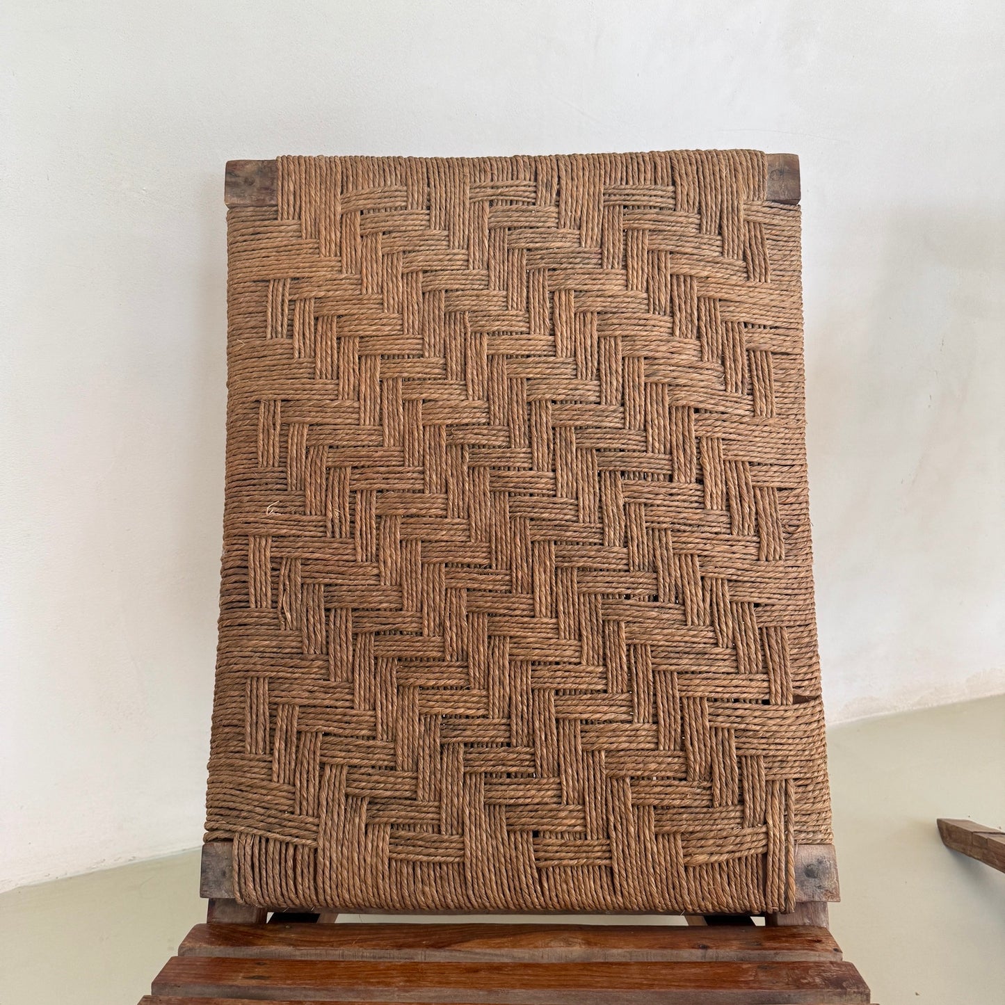 SET DE 2 SILLAS DE MADERA Y RATÁN