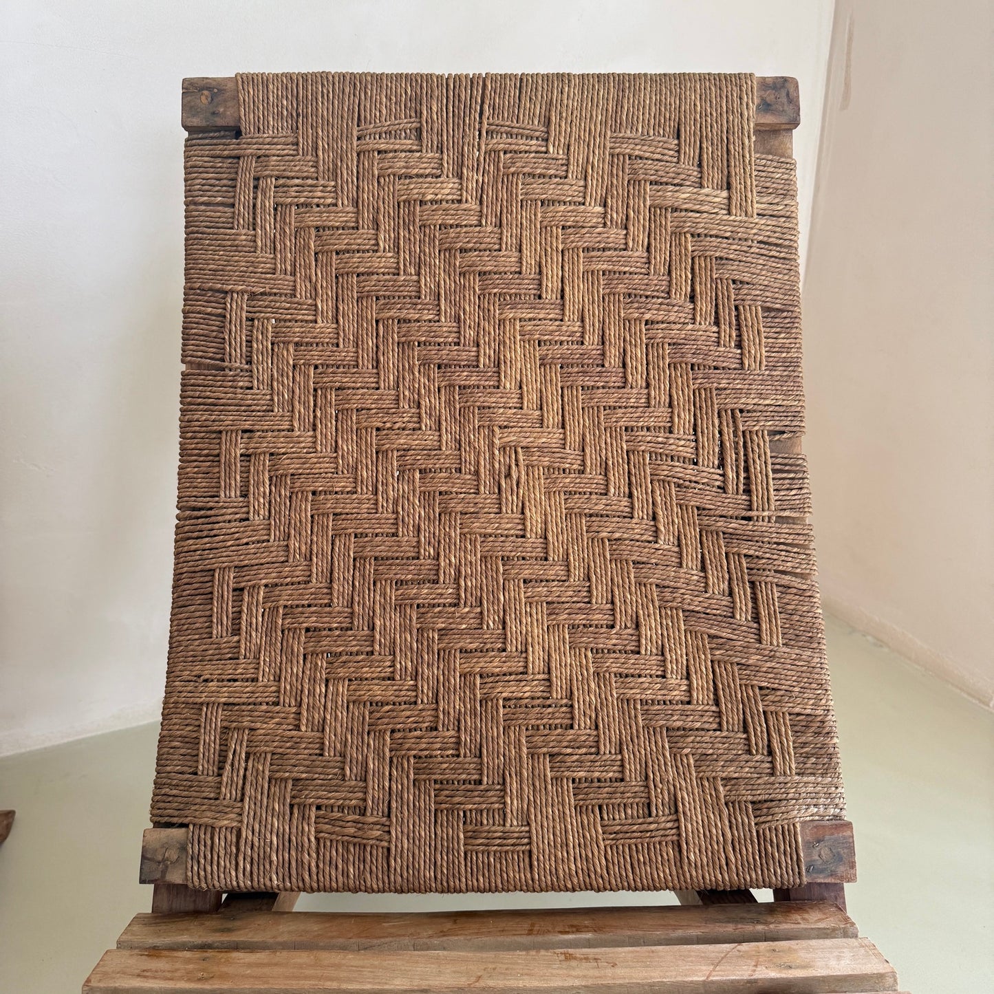 SET DE 2 SILLAS DE MADERA Y RATÁN