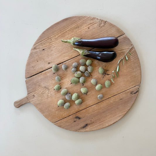 TABLA DE MADERA REDONDA