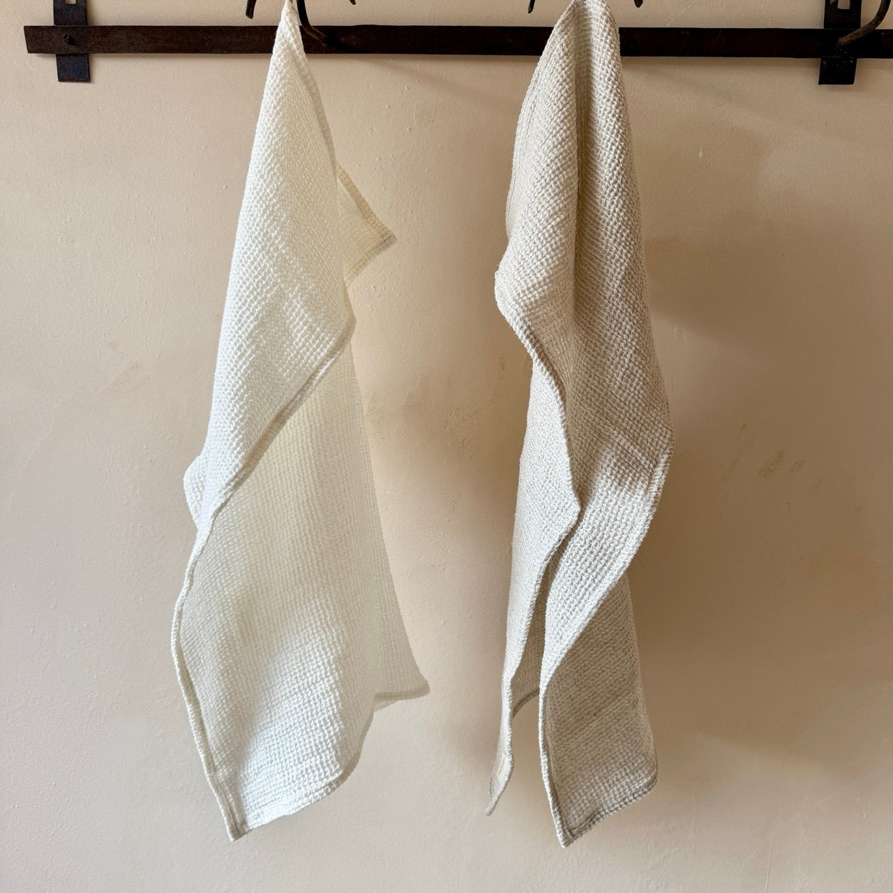 TOALLA WAFFLE LINO BEIGE