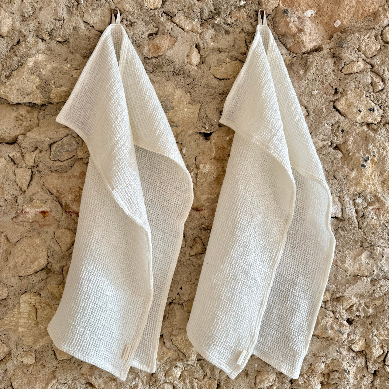 TOALLA WAFFLE LINO BLANCO