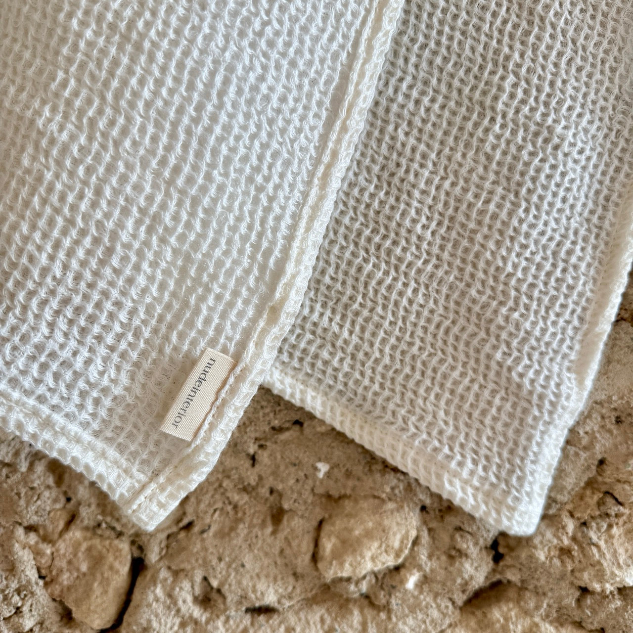 TOALLA WAFFLE LINO BLANCO